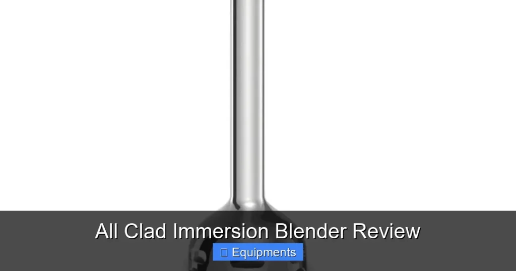 All Clad Immersion Blender Review