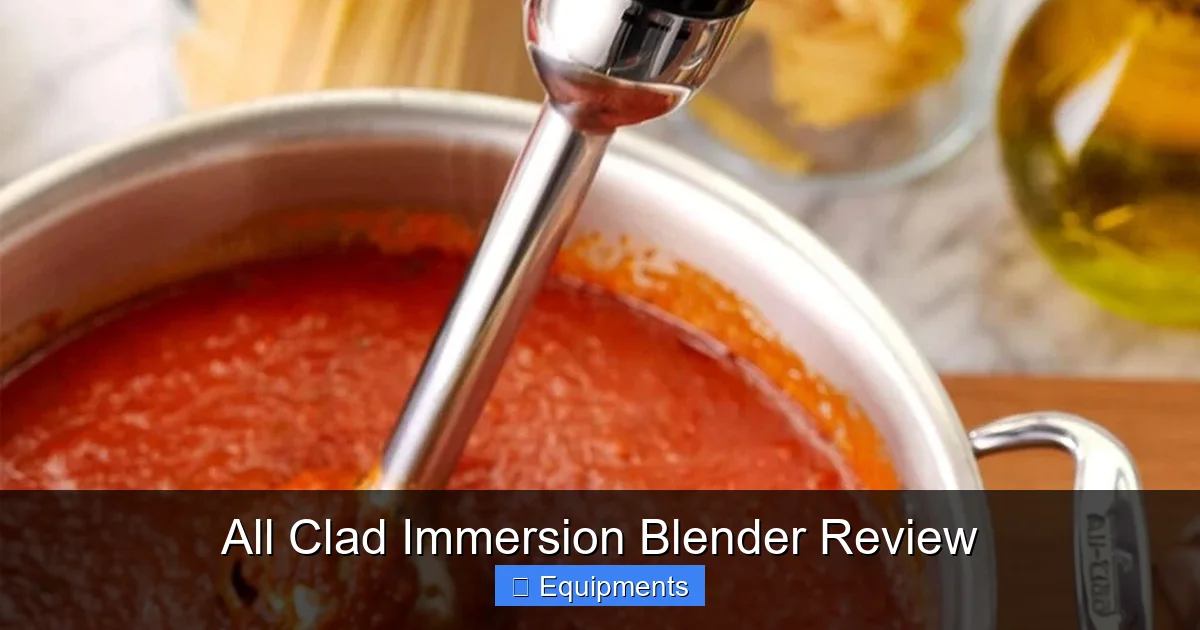 All Clad Immersion Blender Review