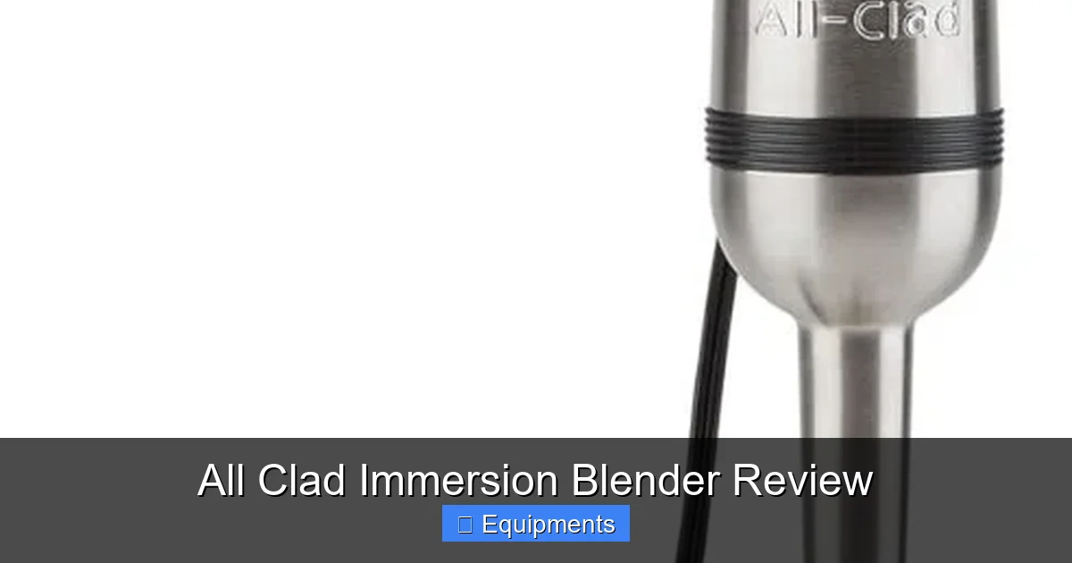 All Clad Immersion Blender Review