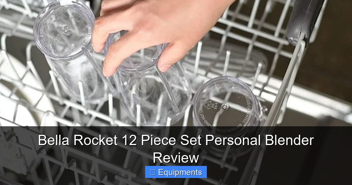 Bella Rocket 12 Piece Set Personal Blender Review