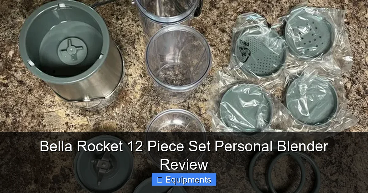 Bella Rocket 12 Piece Set Personal Blender Review