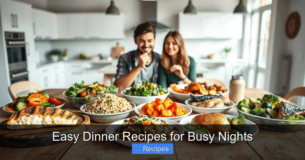 Easy Dinner Recipes for Busy Nights
