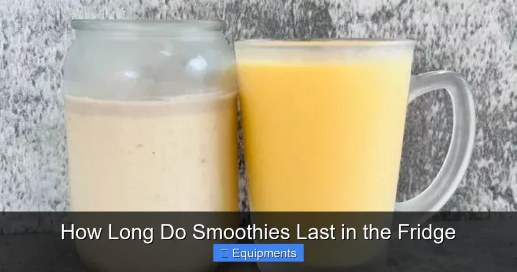 How Long Do Smoothies Last in the Fridge