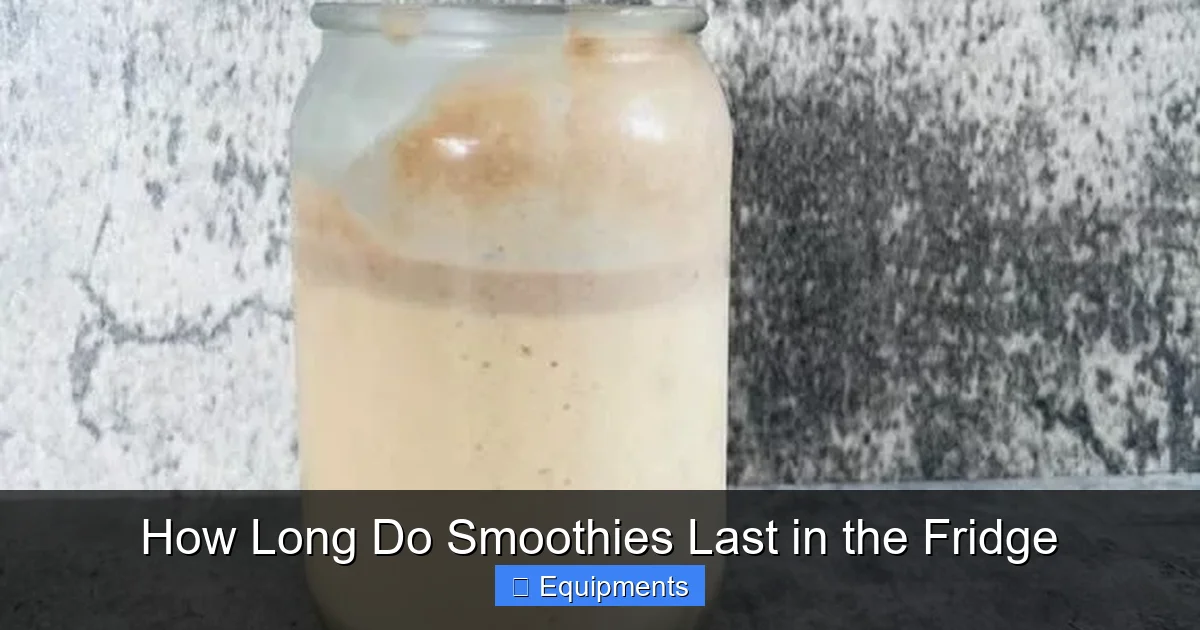 How Long Do Smoothies Last in the Fridge