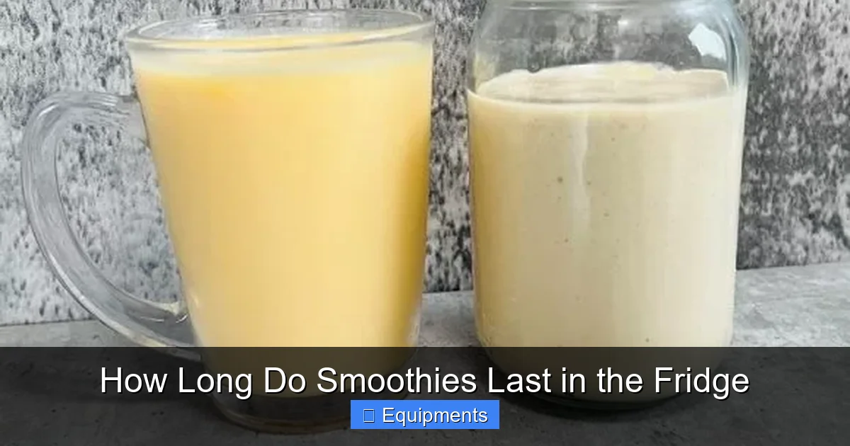 How Long Do Smoothies Last in the Fridge