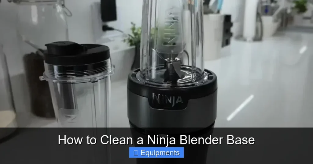 How to Clean a Ninja Blender Base