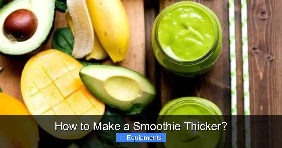 How to Make a Smoothie Thicker?