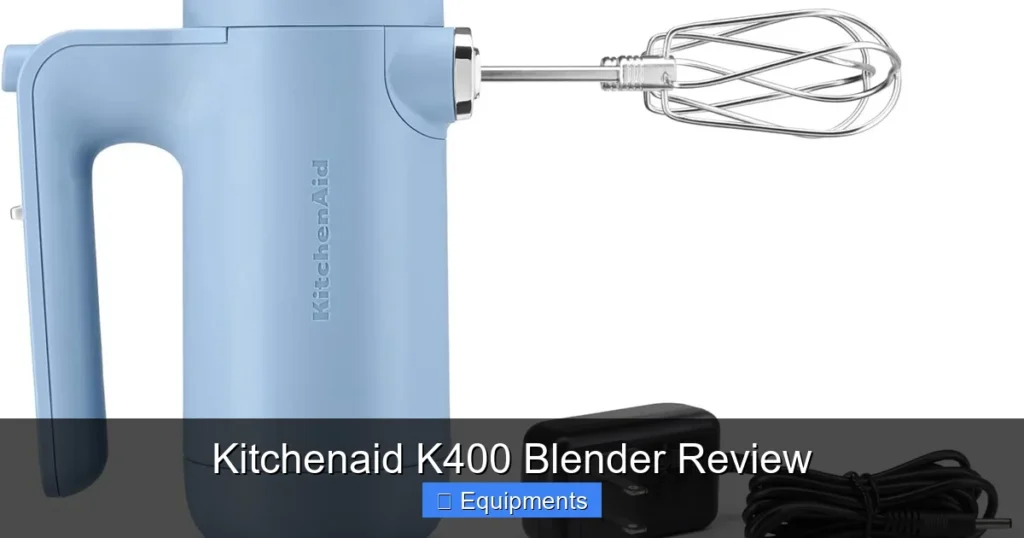 Kitchenaid K400 Blender Review