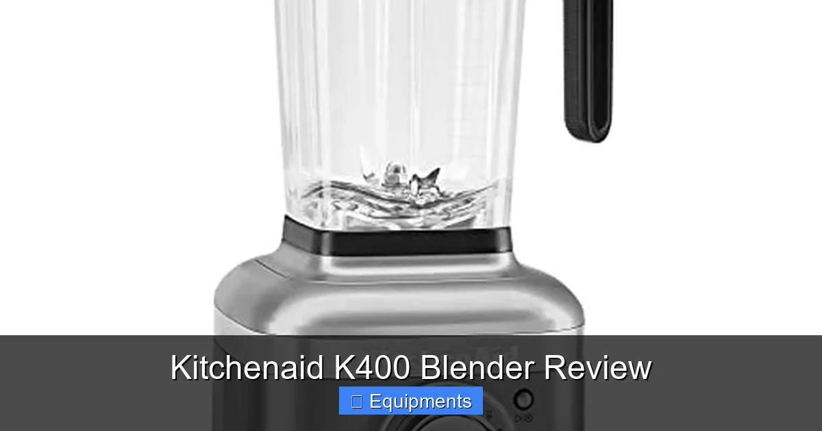 Kitchenaid K400 Blender Review