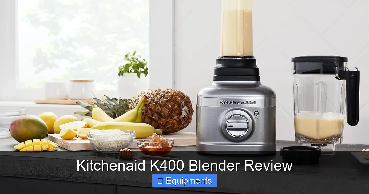 Kitchenaid K400 Blender Review