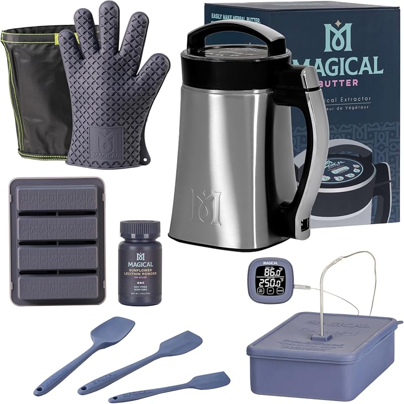 Magical Butter MB2E Butter Infuser Bundle with DecarBox, Sunflower Lec