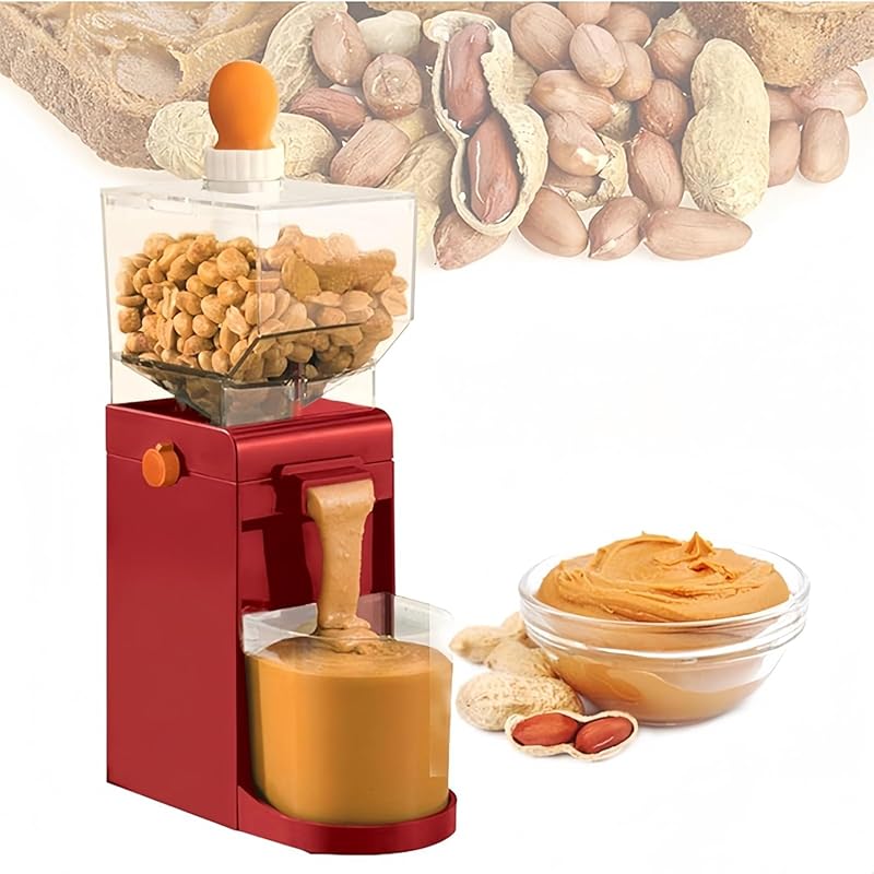 Electric Peanut Butter Maker Machine with Large-Capacity Grain Grinder