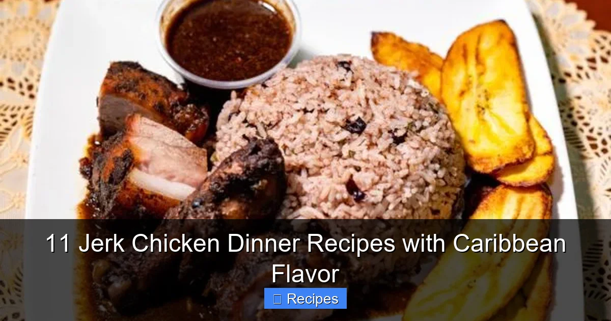 11 Jerk Chicken Dinner Recipes with Caribbean Flavor