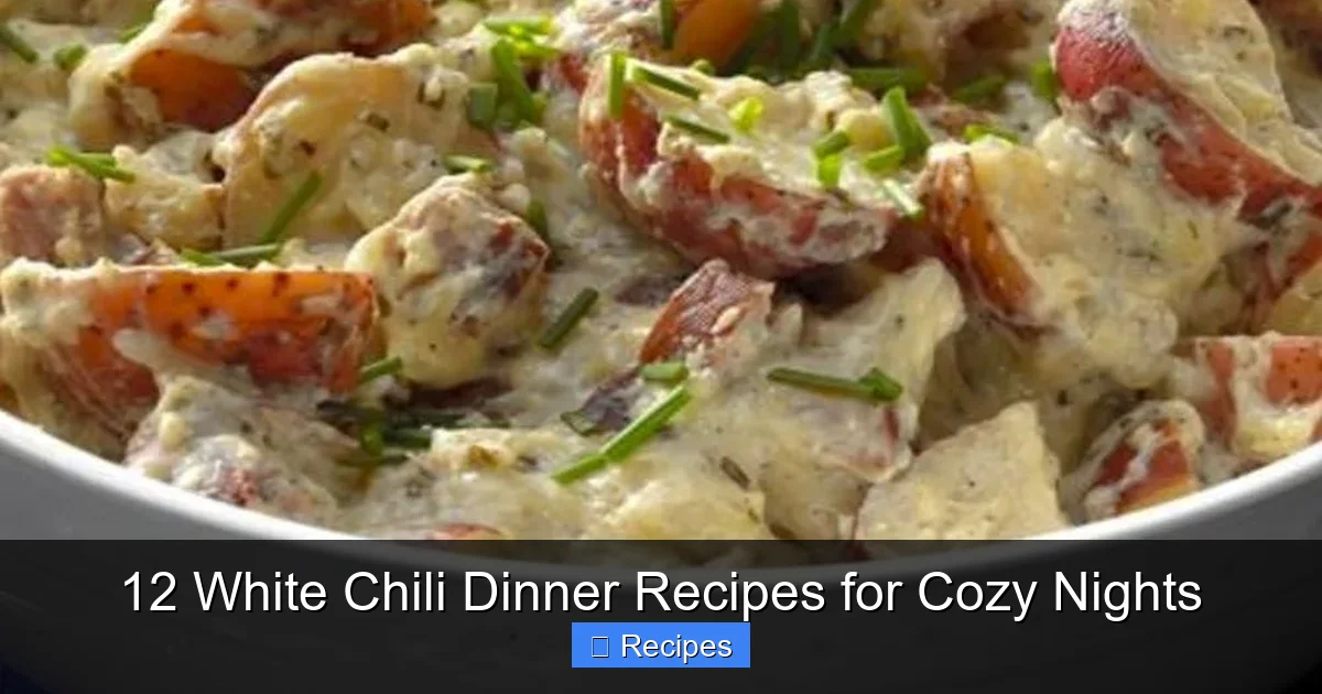 12 White Chili Dinner Recipes for Cozy Nights
