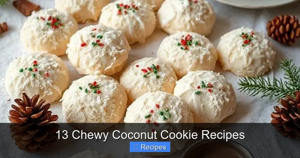 13 Chewy Coconut Cookie Recipes