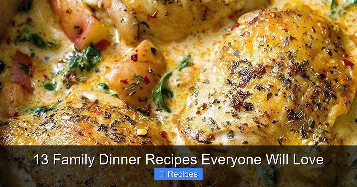 13 Family Dinner Recipes Everyone Will Love