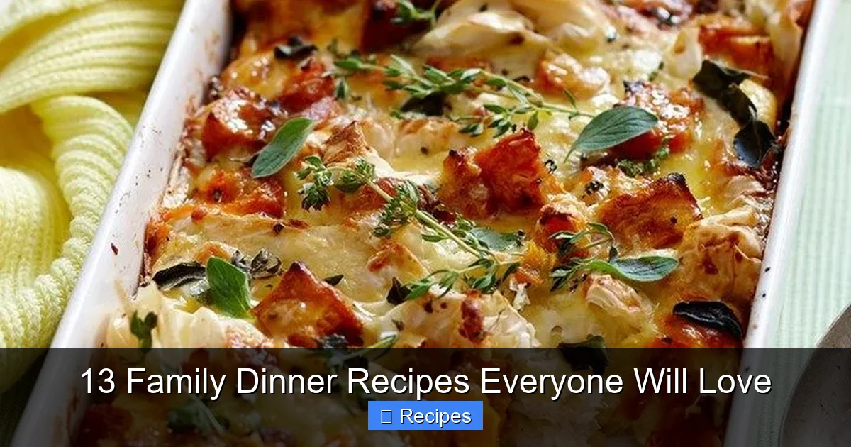 13 Family Dinner Recipes Everyone Will Love
