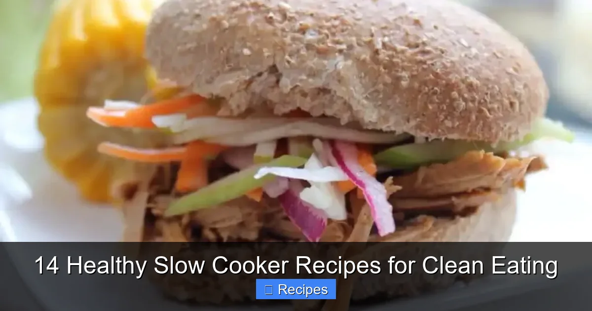 14 Healthy Slow Cooker Recipes for Clean Eating
