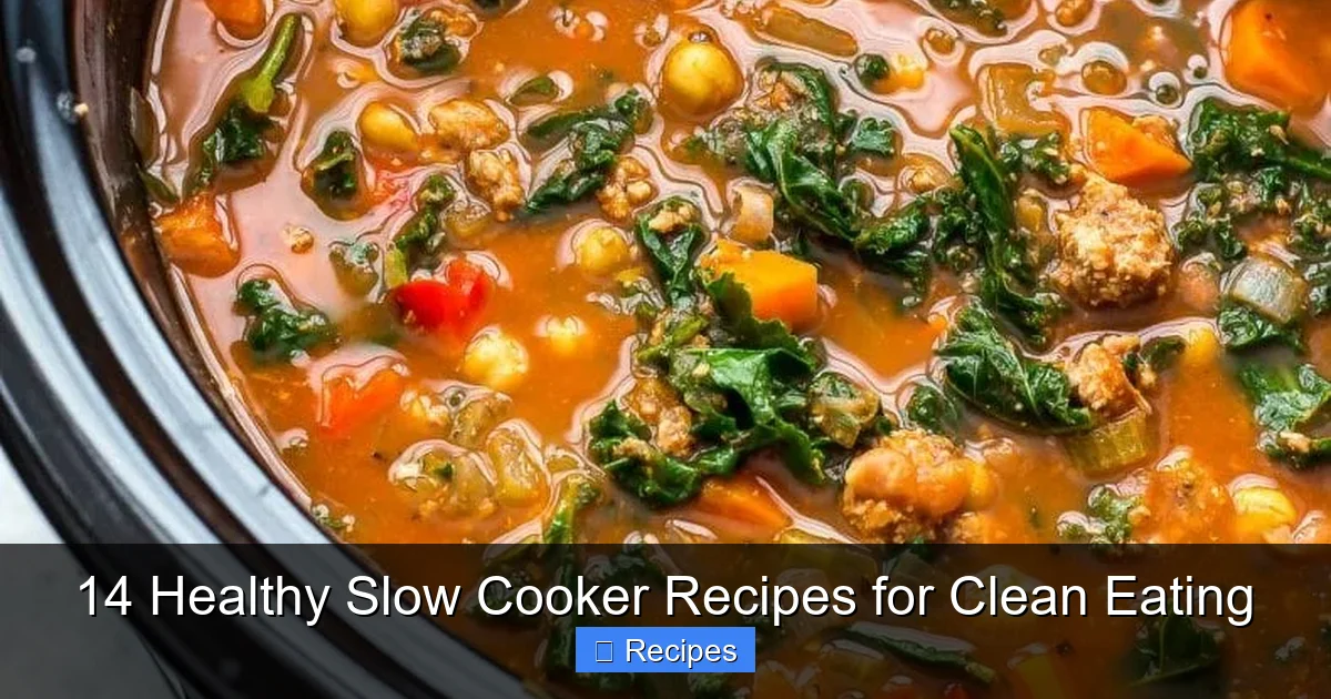 14 Healthy Slow Cooker Recipes for Clean Eating