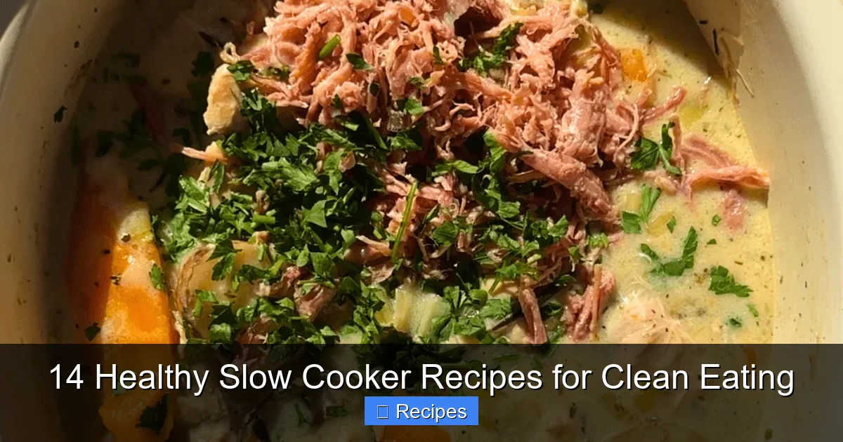14 Healthy Slow Cooker Recipes for Clean Eating
