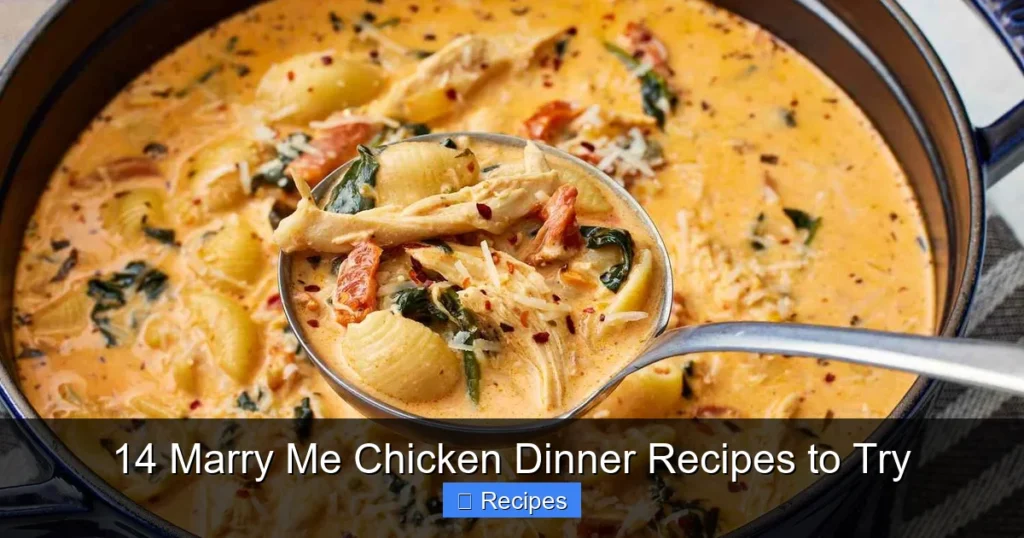 14 Marry Me Chicken Dinner Recipes to Try