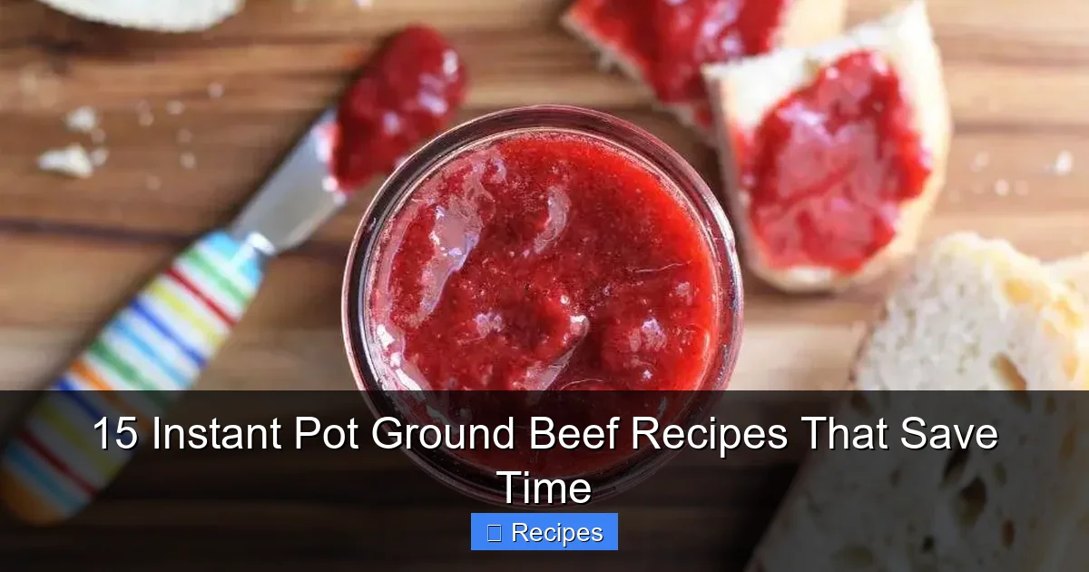 15 Instant Pot Ground Beef Recipes That Save Time