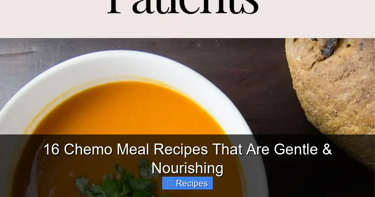 16 Chemo Meal Recipes That Are Gentle & Nourishing