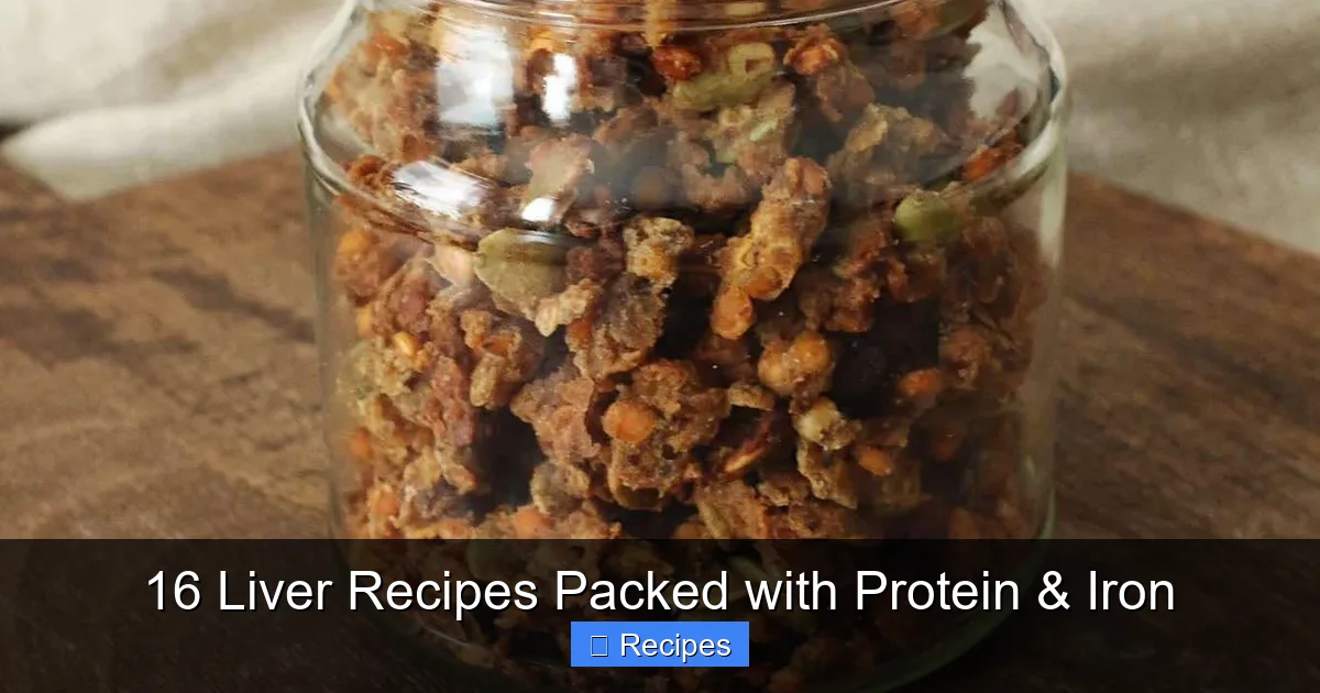 16 Liver Recipes Packed with Protein & Iron
