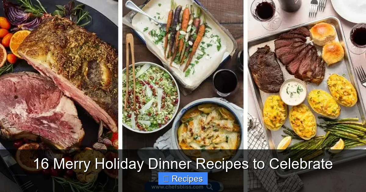16 Merry Holiday Dinner Recipes to Celebrate