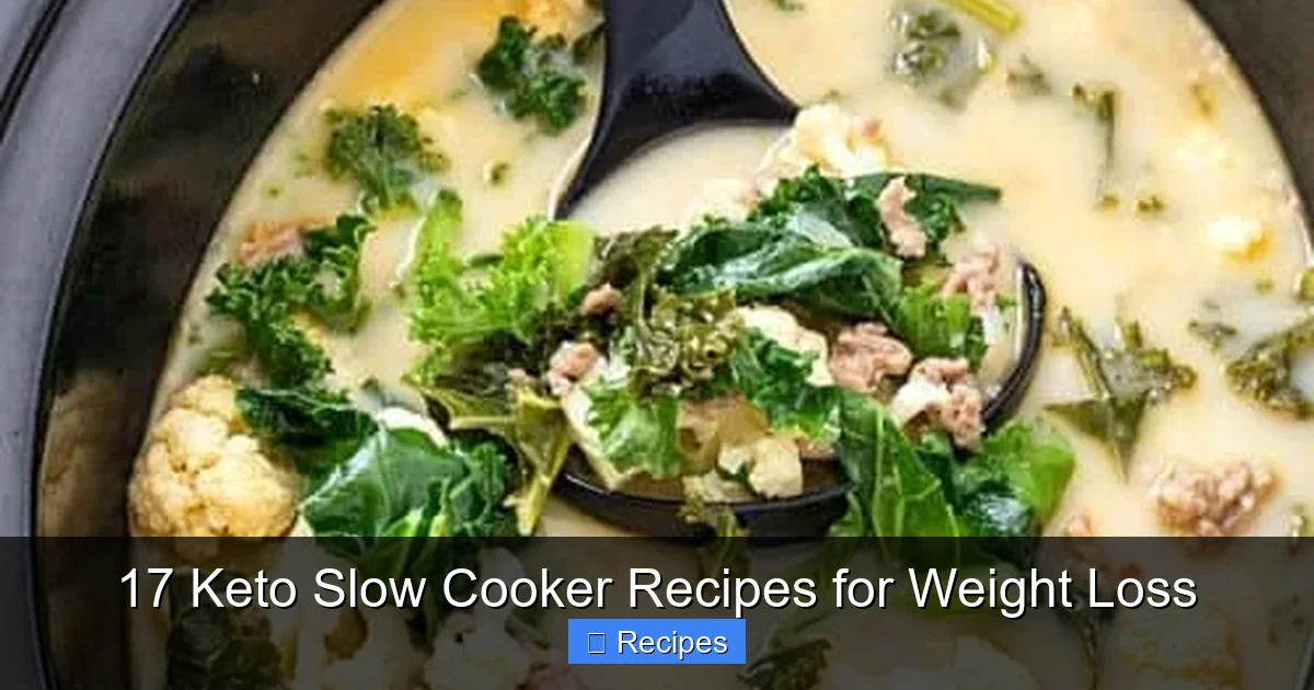 17 Keto Slow Cooker Recipes for Weight Loss