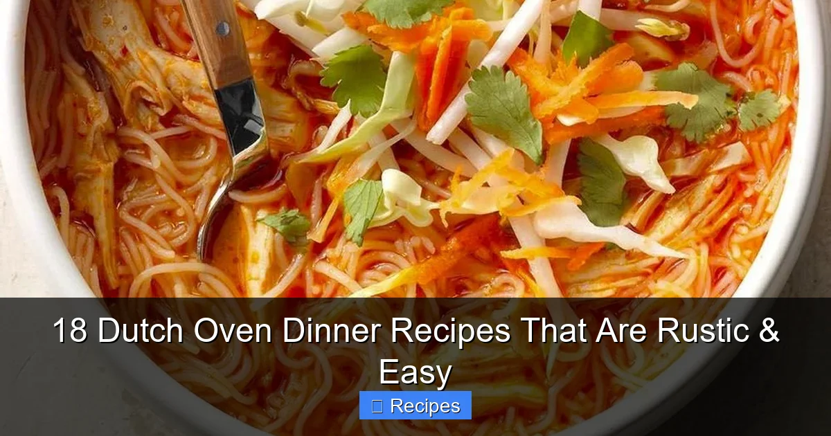 18 Dutch Oven Dinner Recipes That Are Rustic & Easy