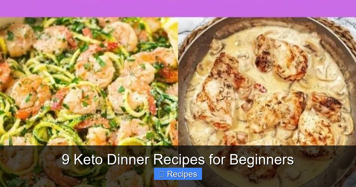 9 Keto Dinner Recipes for Beginners