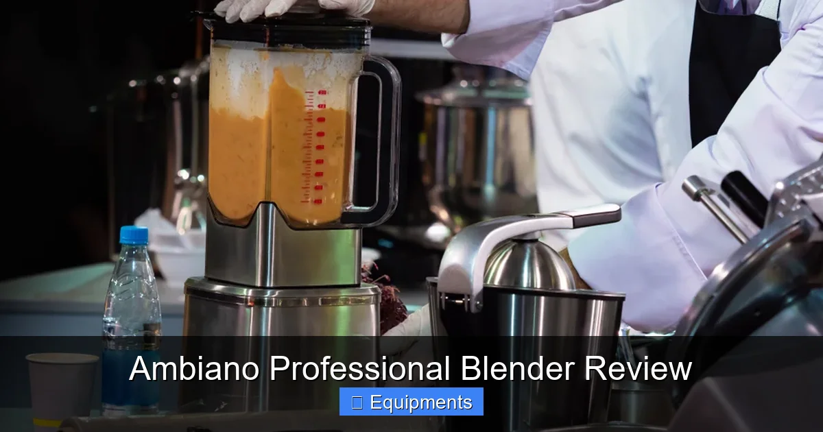 Ambiano Professional Blender Review