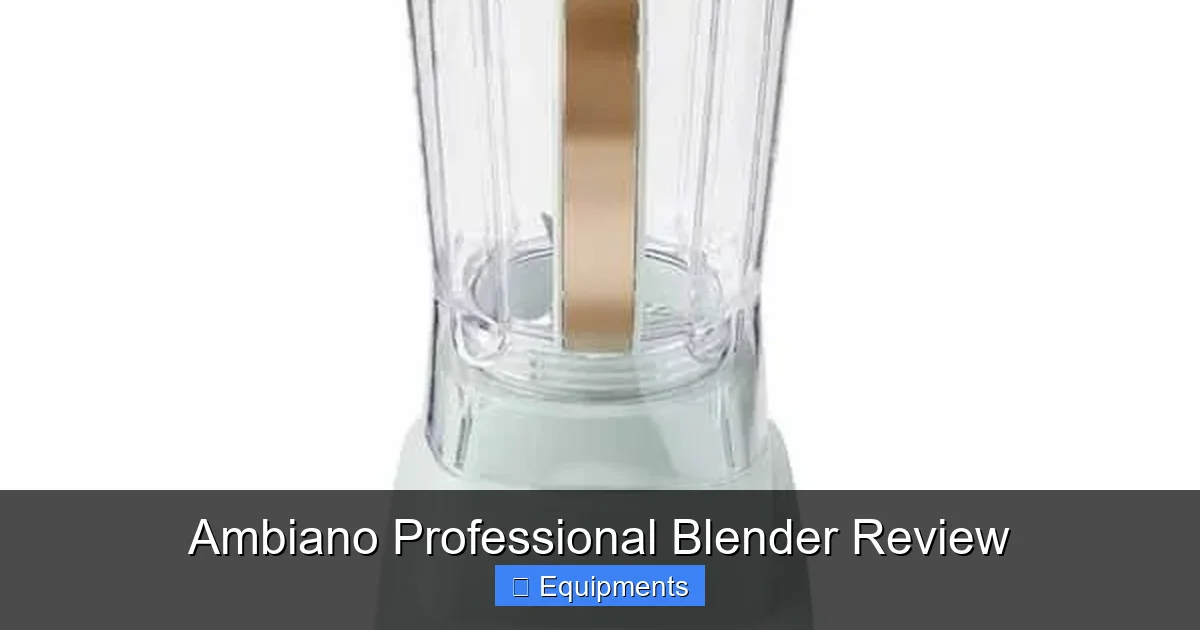 Ambiano Professional Blender Review