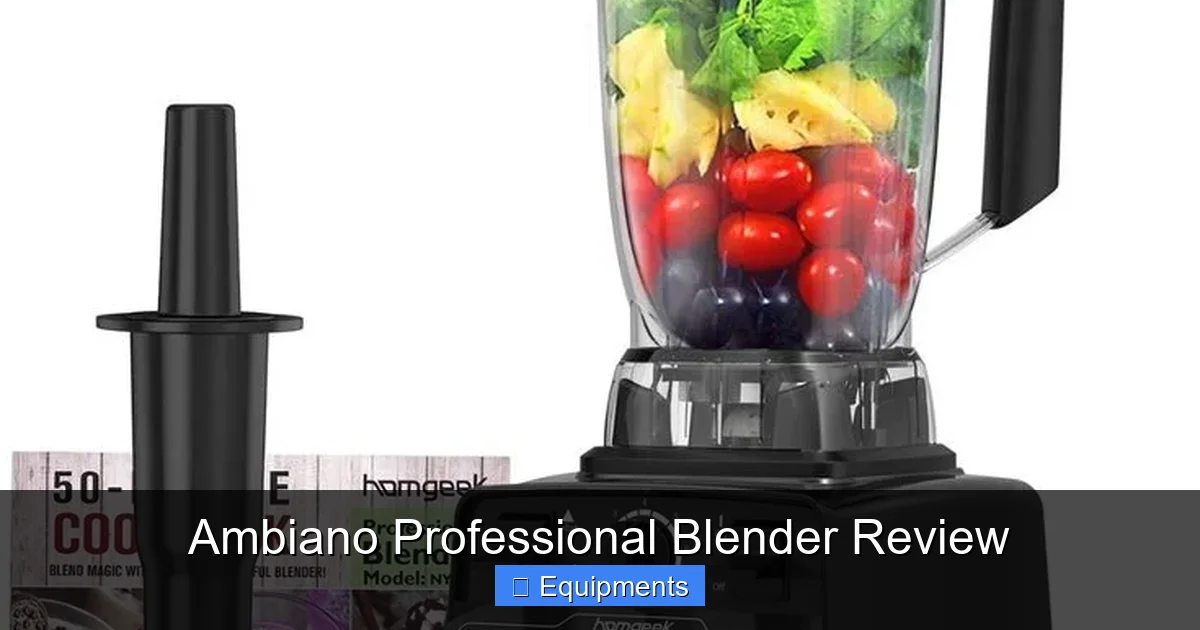 Ambiano Professional Blender Review