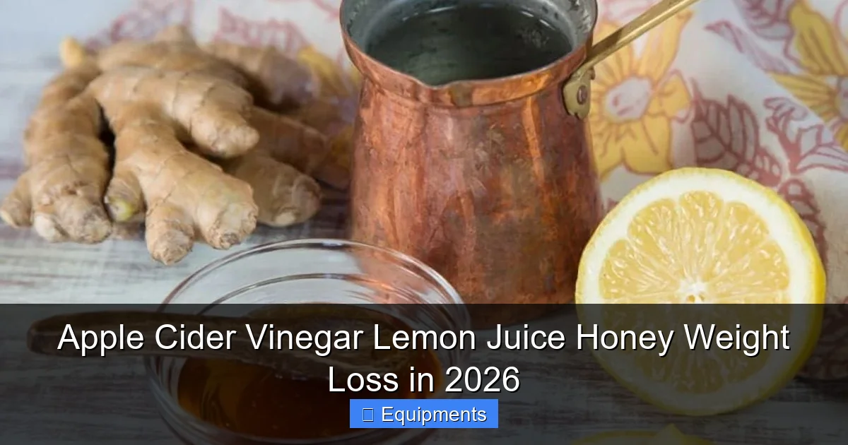 Apple Cider Vinegar Lemon Juice Honey Weight Loss in 2026