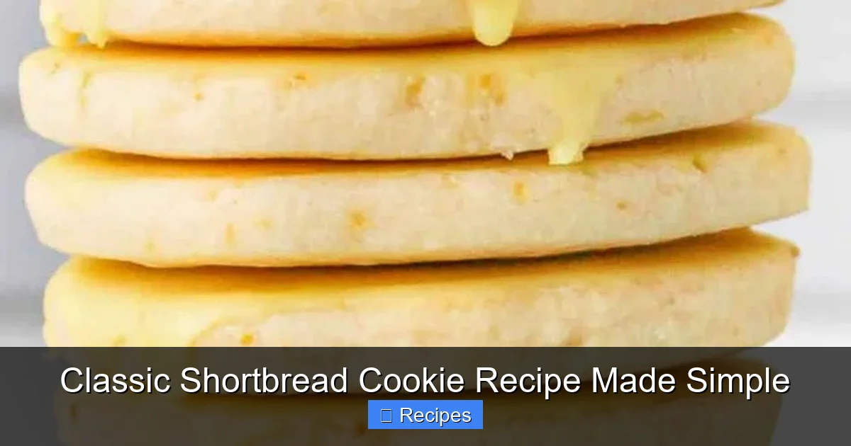 Classic Shortbread Cookie Recipe Made Simple