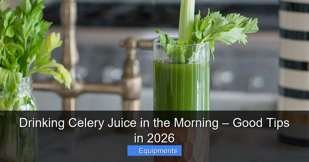 Drinking Celery Juice in the Morning – Good Tips in 2026