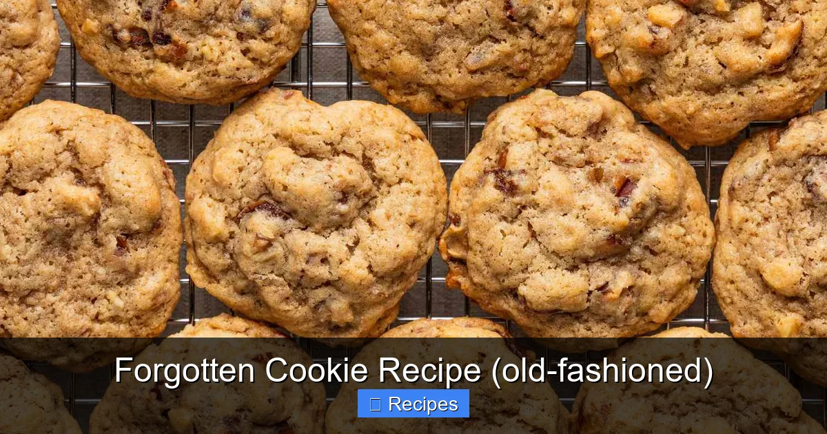 Forgotten Cookie Recipe (old-fashioned)