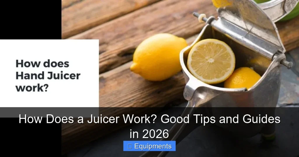 How Does a Juicer Work? Good Tips and Guides in 2026