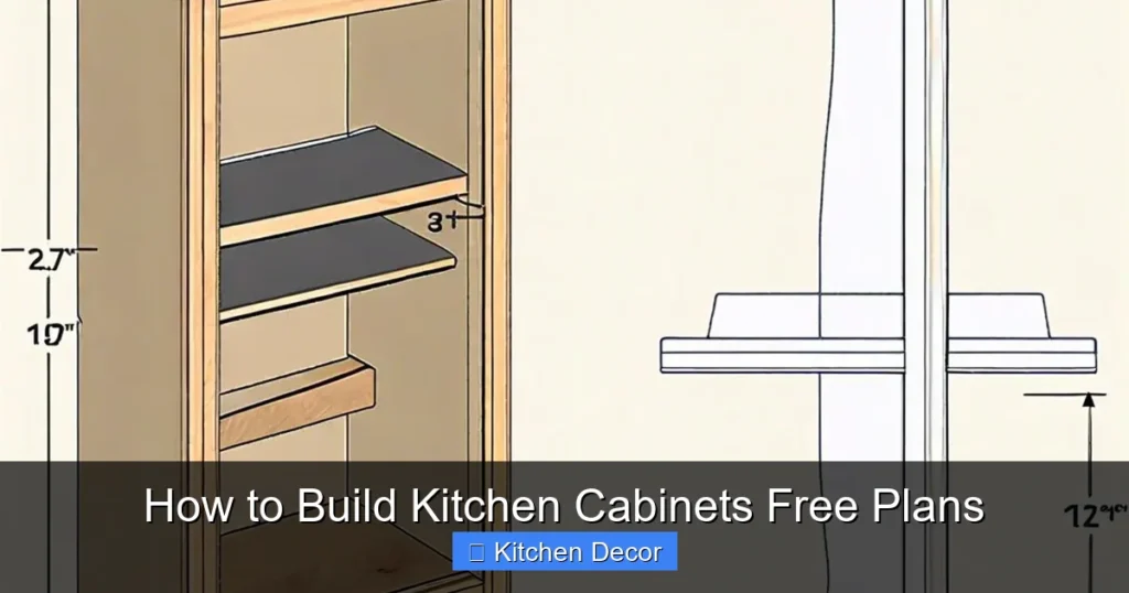 How to Build Kitchen Cabinets Free Plans