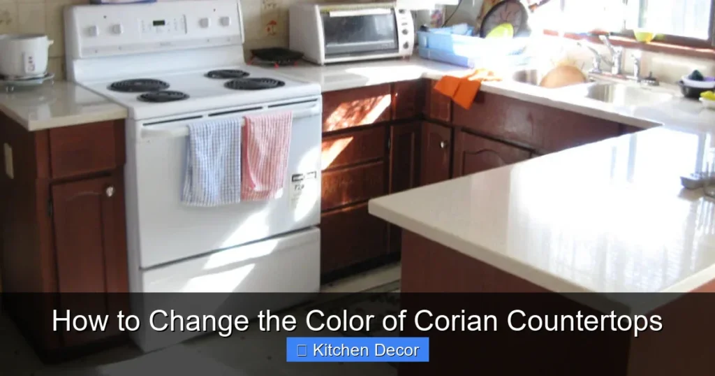 How to Change the Color of Corian Countertops