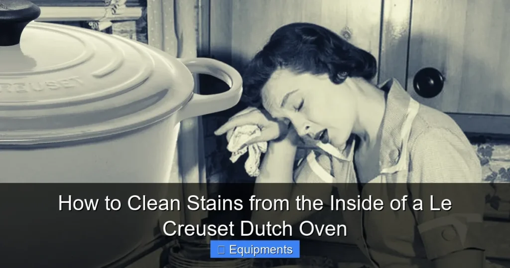 How to Clean Stains from the Inside of a Le Creuset Dutch Oven