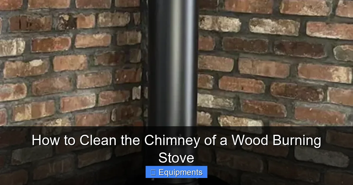 How to Clean the Chimney of a Wood Burning Stove