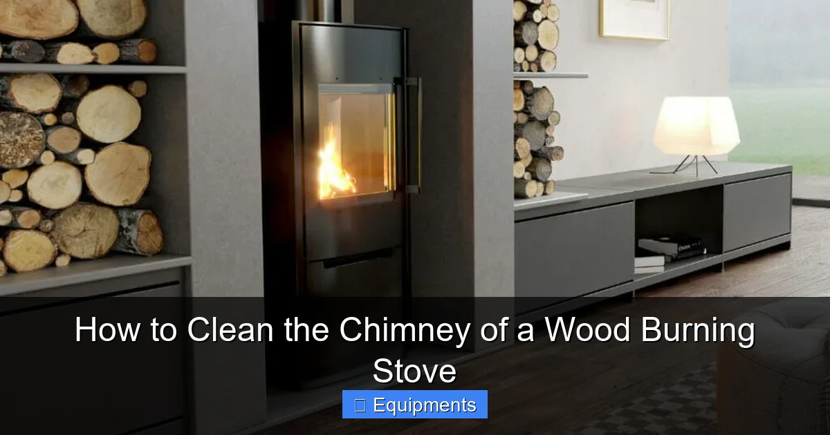 How to Clean the Chimney of a Wood Burning Stove