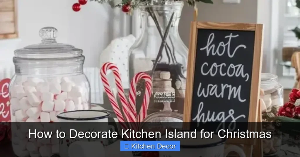How to Decorate Kitchen Island for Christmas