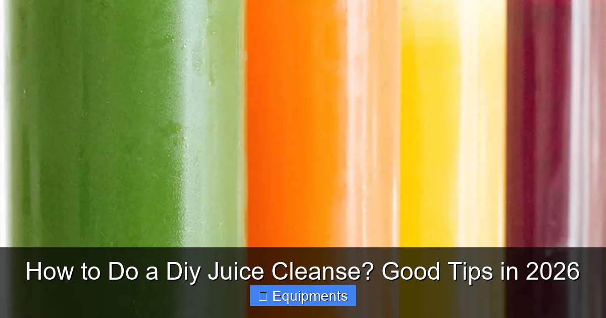 How to Do a Diy Juice Cleanse? Good Tips in 2026