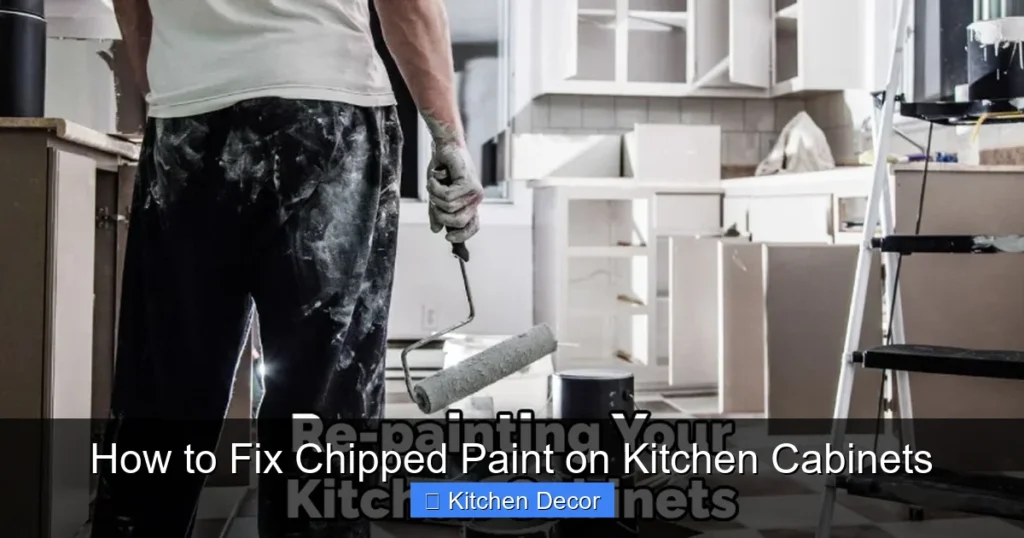 How to Fix Chipped Paint on Kitchen Cabinets