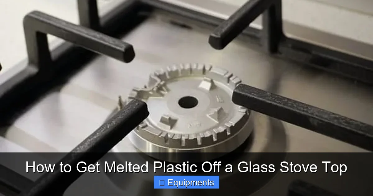 How to Get Melted Plastic Off a Glass Stove Top