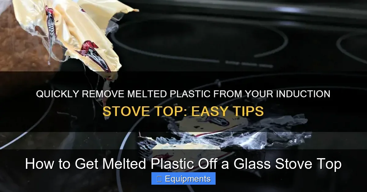 How to Get Melted Plastic Off a Glass Stove Top